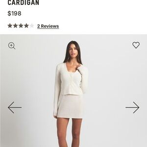 Women's Skims Cream Cashmere Cardigan